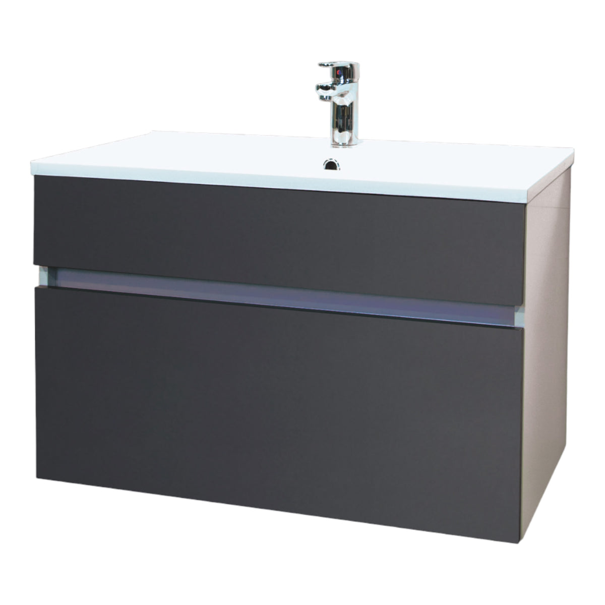 Waschbeckenunterschrank STELLA 80 ANTHRAZIT