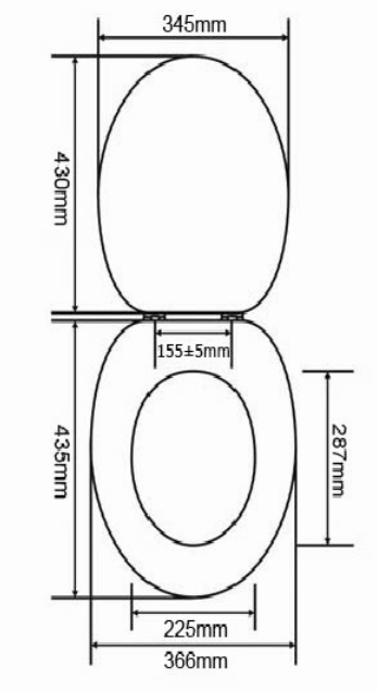 Toilet seat STAR