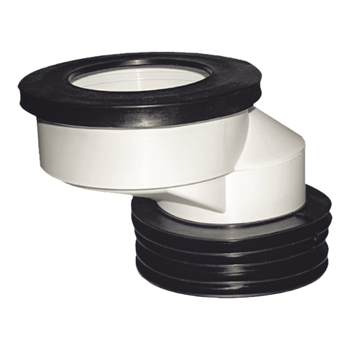 Toilet cuff with eccentric 5 cm