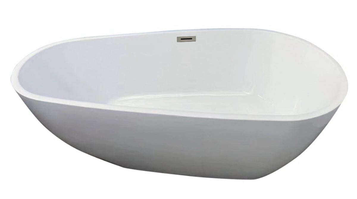 Freistehende Badewanne CHICAGO 170x80x58 cm