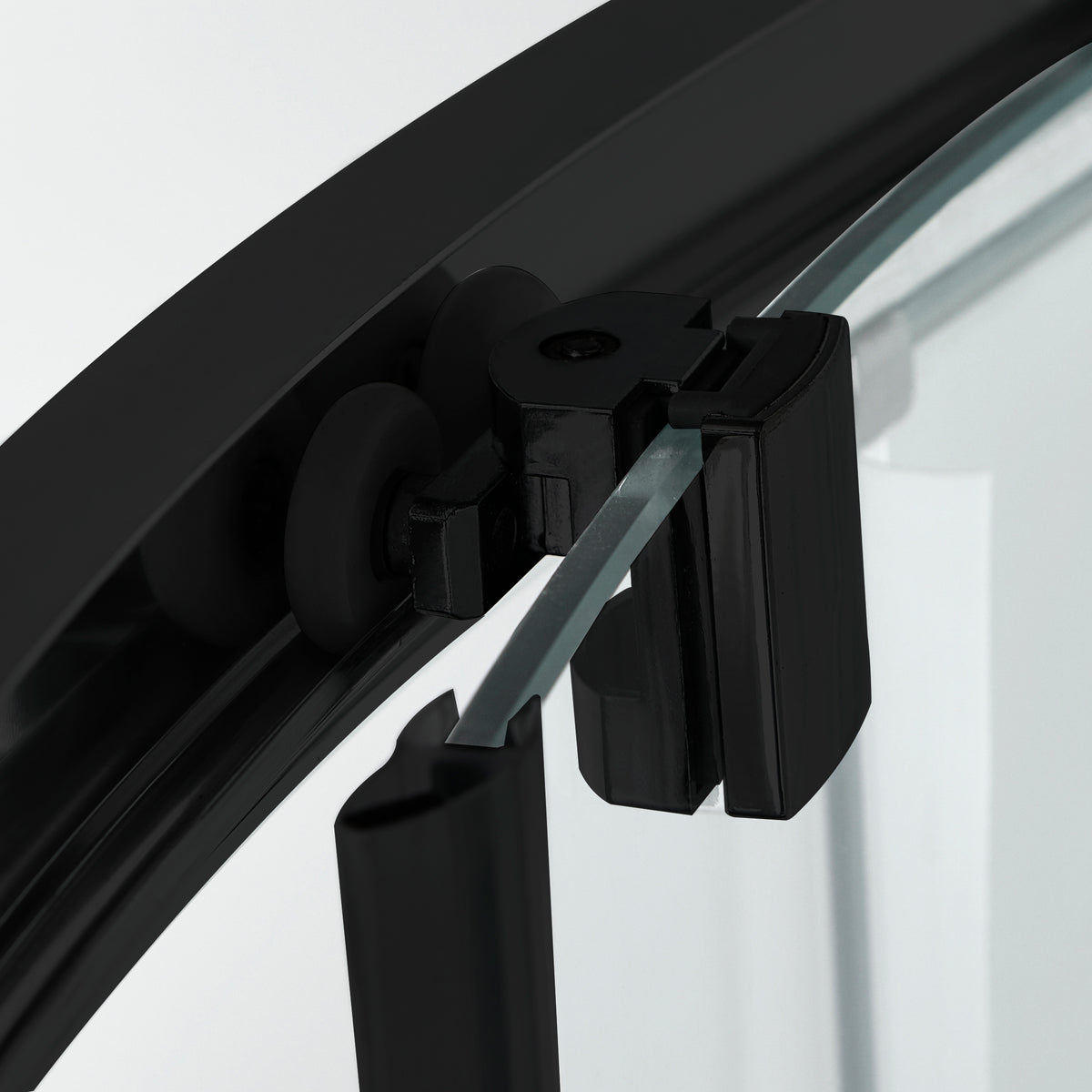 Complete Shower Unit NEW YORK BLACK - with quick assembly 90 x 160 x 215 cm