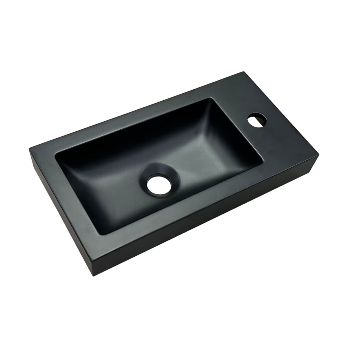Washbasin 44x23x5.5 cm PORTO BLACK