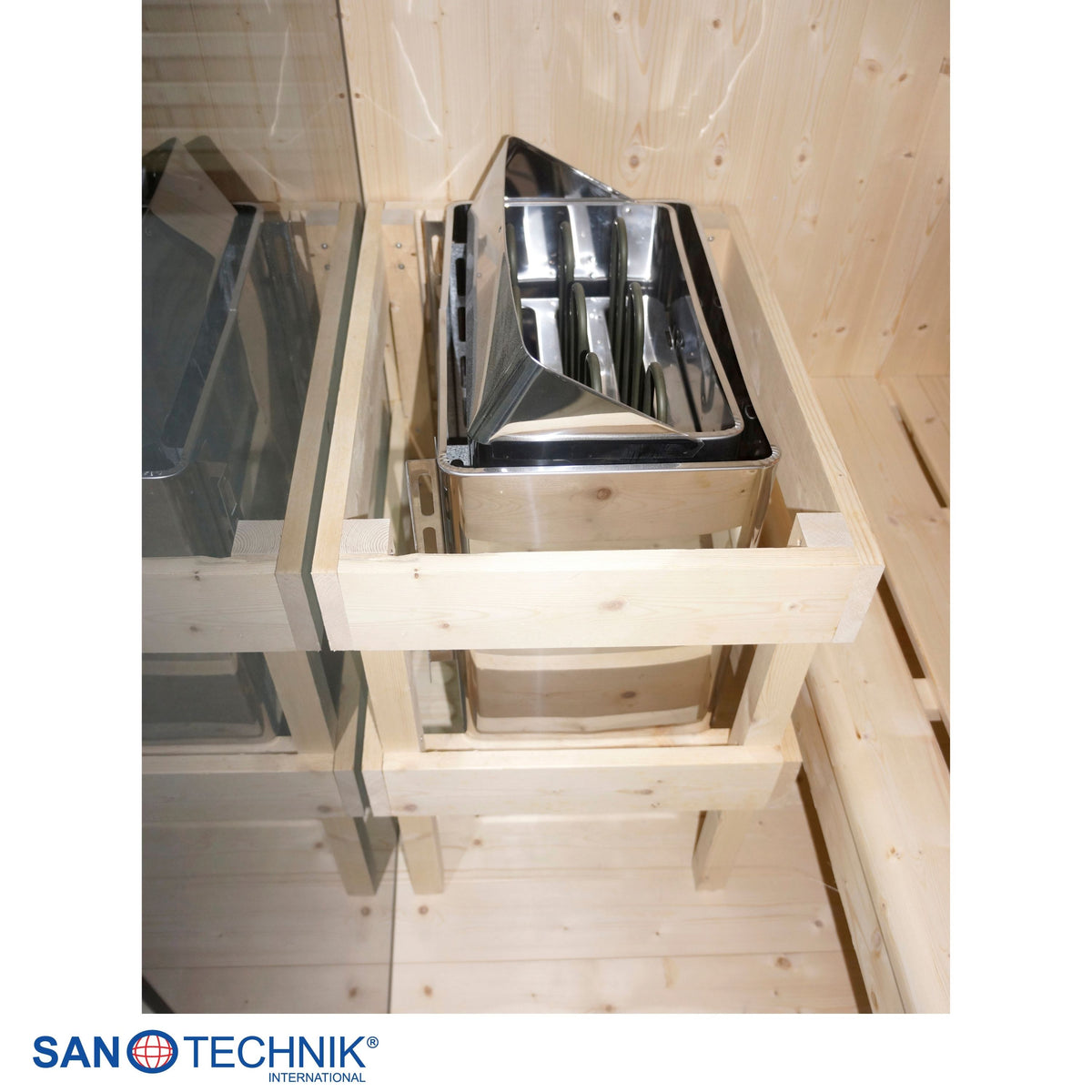 Sauna & Infrared Cabin GLACIER L for 2-3 People