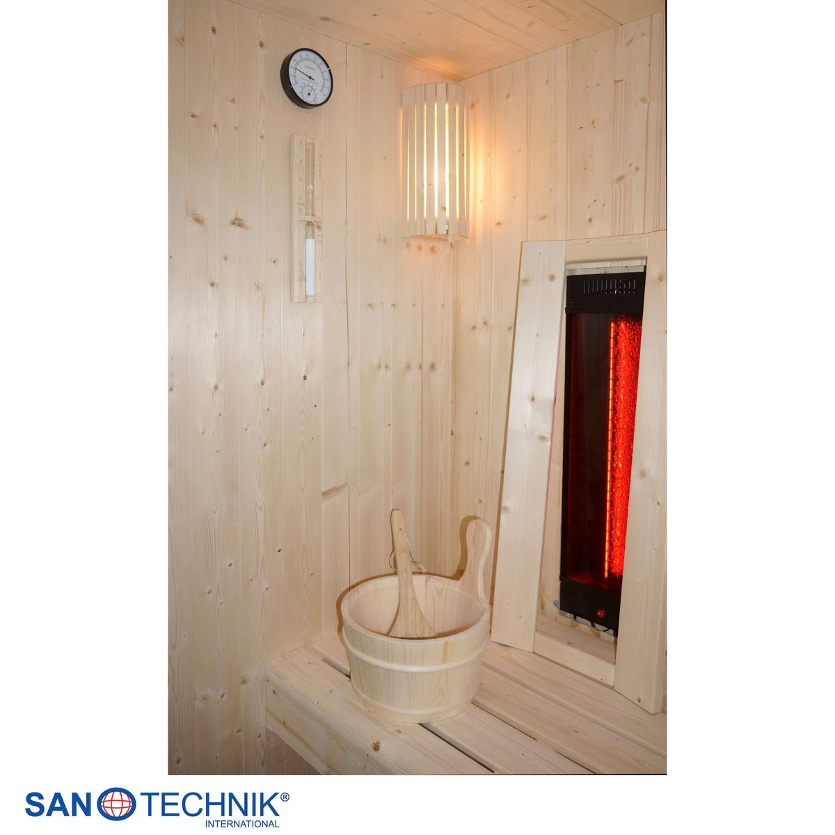 Sauna & Infrared Cabin GLACIER L for 2-3 People