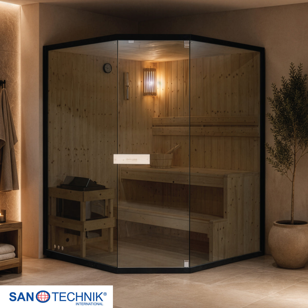 Sauna FALUN XL für 2-3 Personen