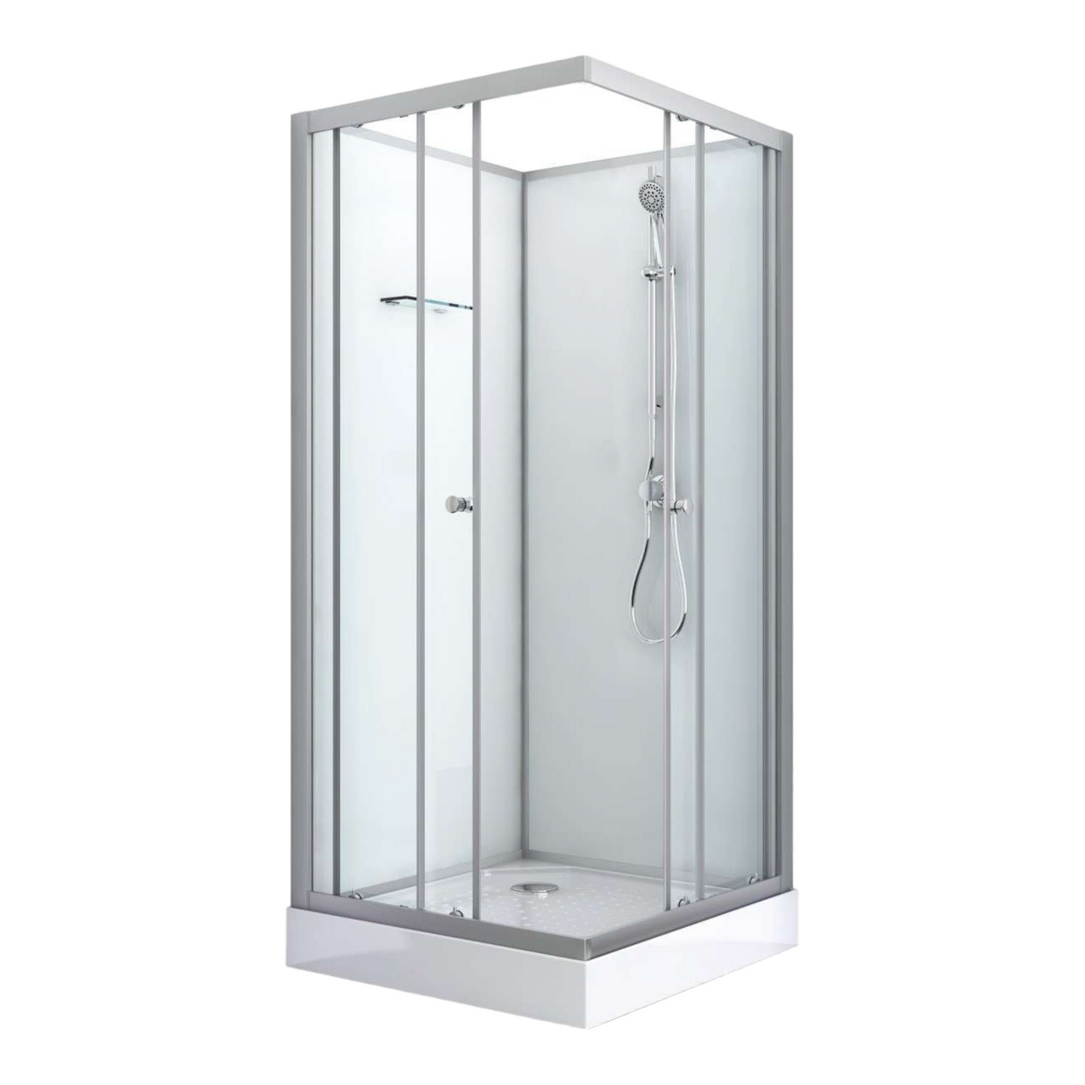 Komplettdusche FORTE 80x80|90x90x203 cm