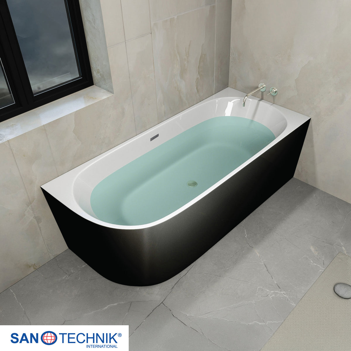 Corner bathtub Jamaica right 170x75x58cm