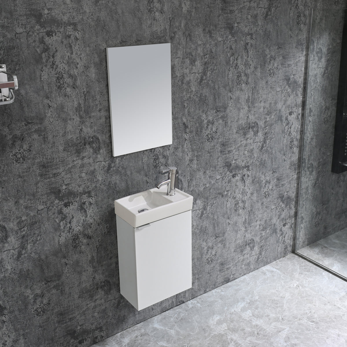 Bathroom furniture set NOVA WHITE