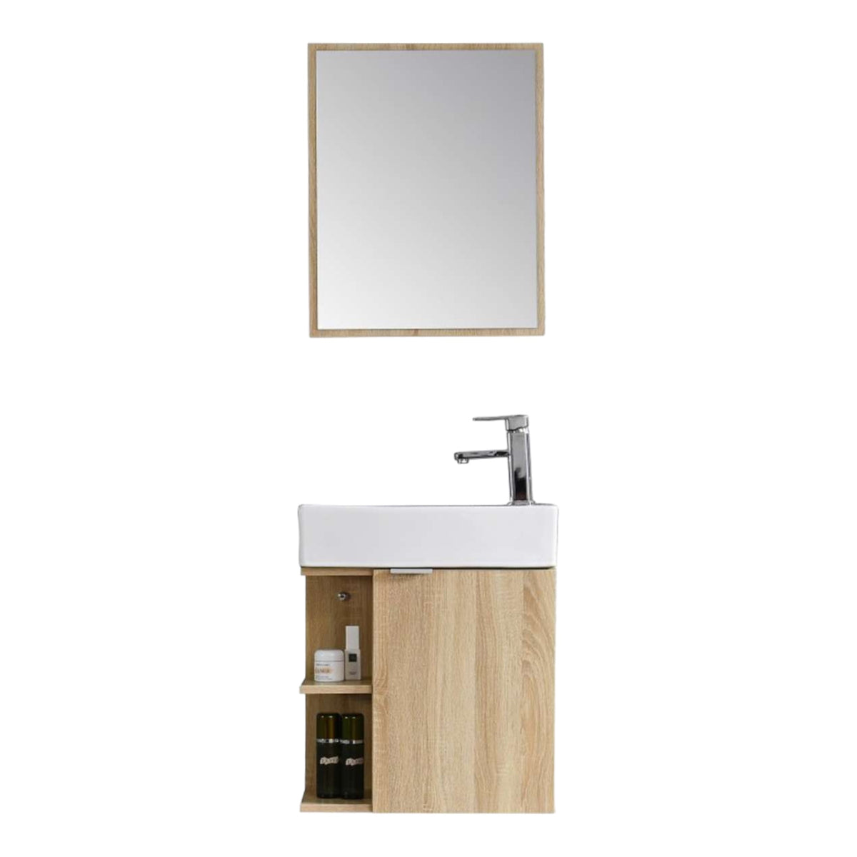 Bathroom furniture set SPRING 50 BROWN
