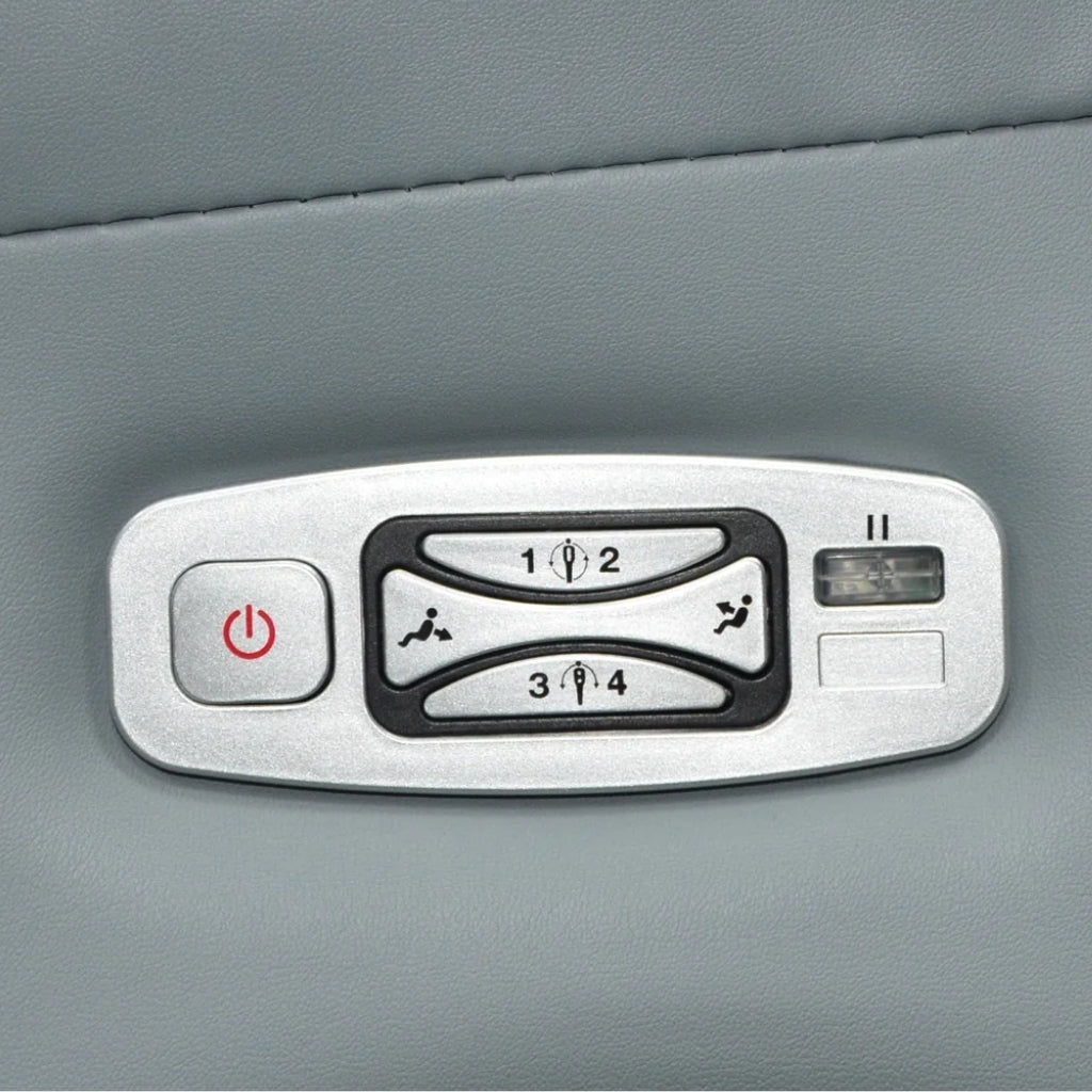 Massagesessel hellgrau - Shiatsu Massagefunktion ANGEBOT BEI ABHOLUNG