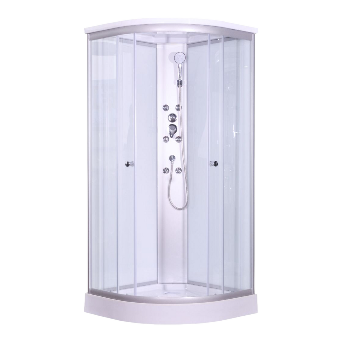 Komplettdusche PUNTO mit Schnellmontage 90x90x215 cm