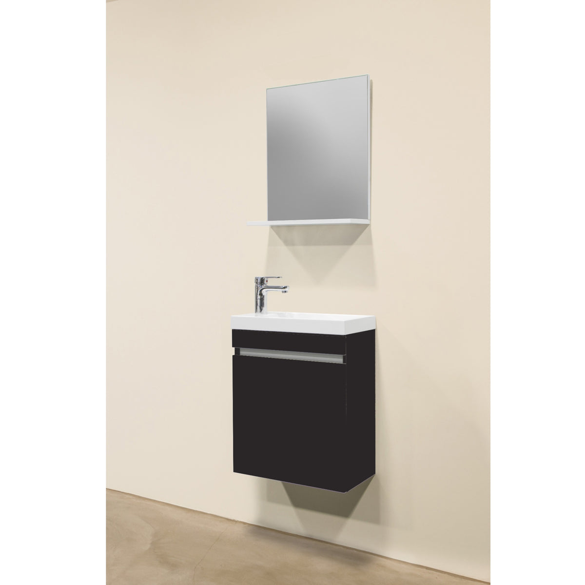 Bathroom furniture set NORA 48 BLACK