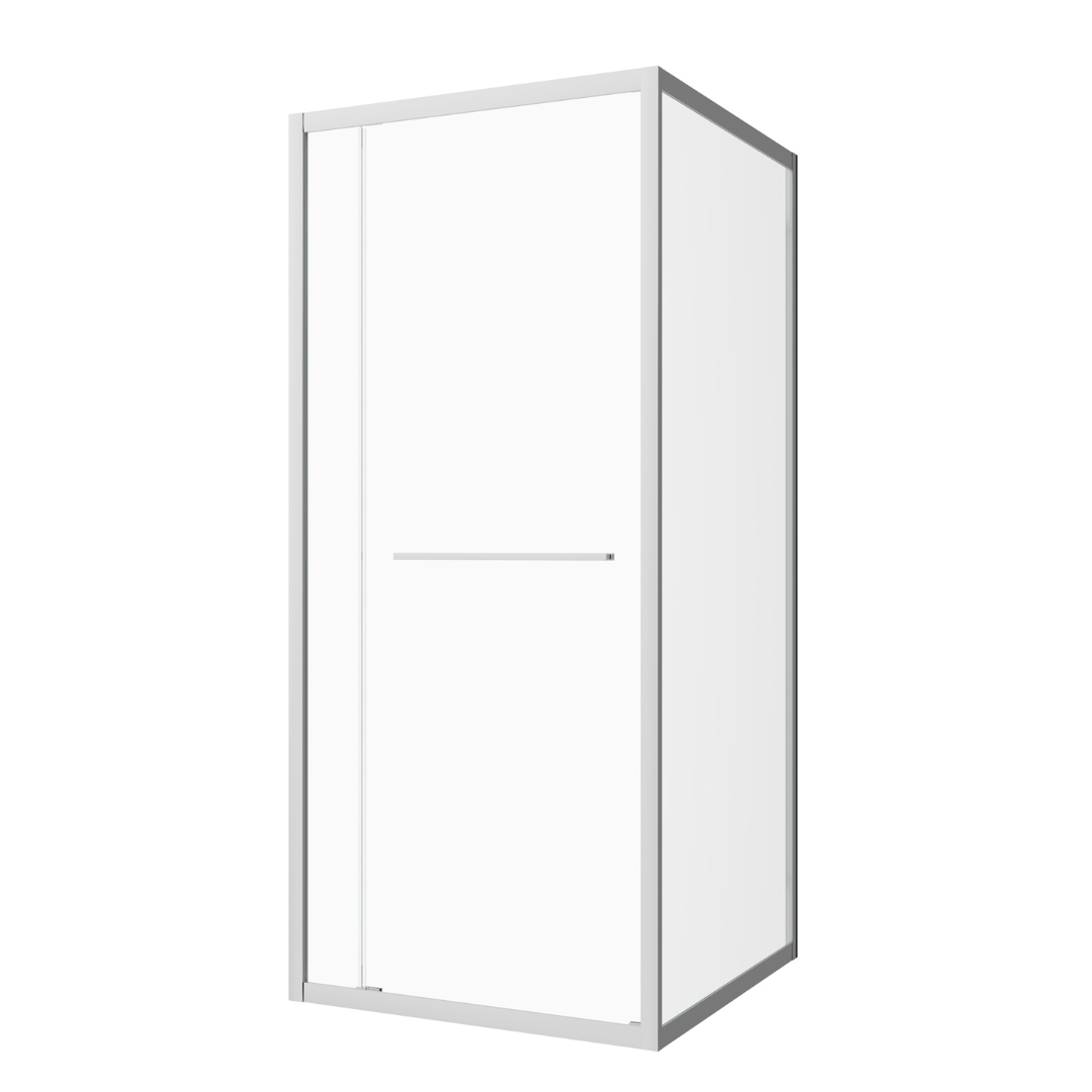 Eckdusche m. Drehschiebetür chrom Easy-Clean | 2 Größen
