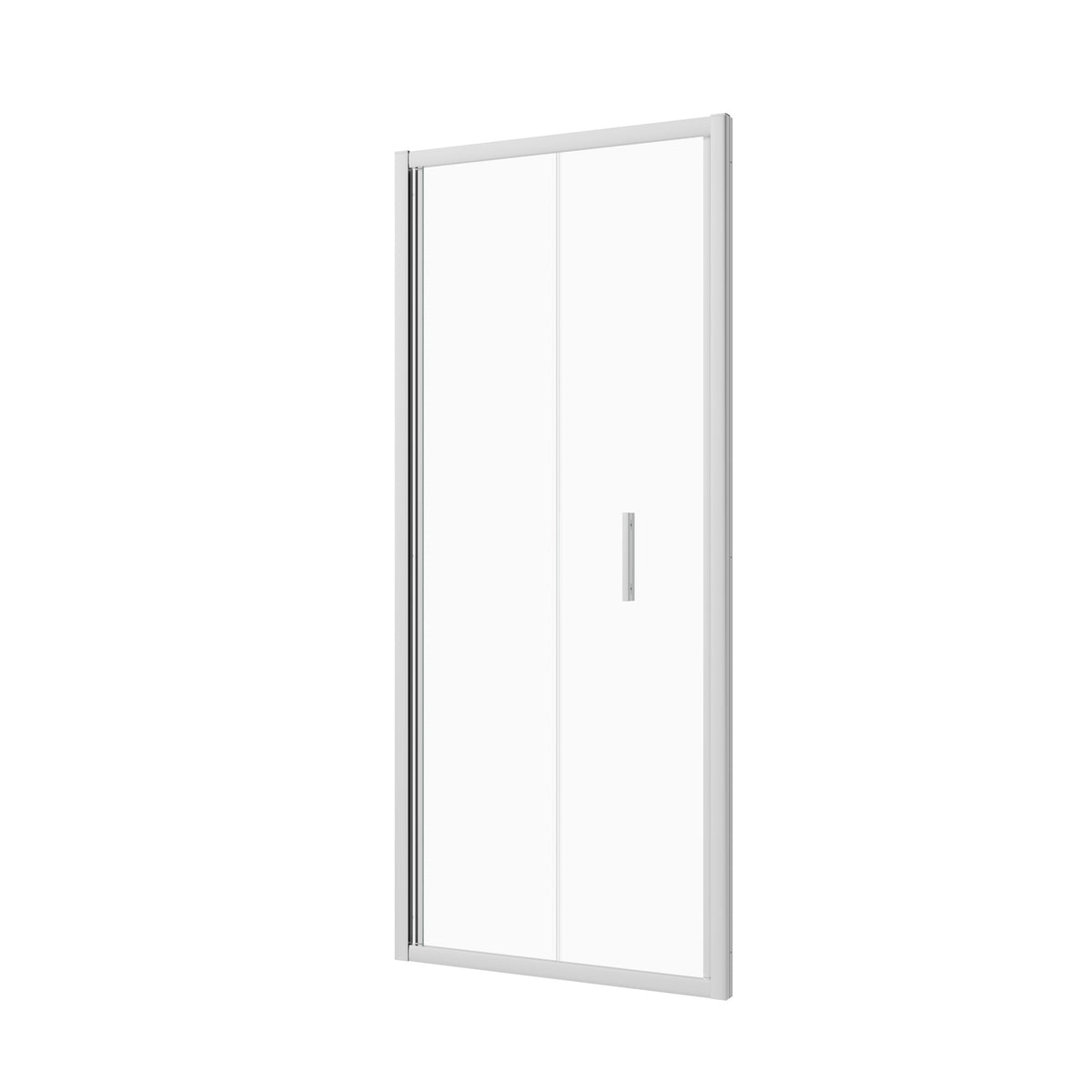 Falttür chrom 6mm Easy-Clean | 3 verschiedene Größen
