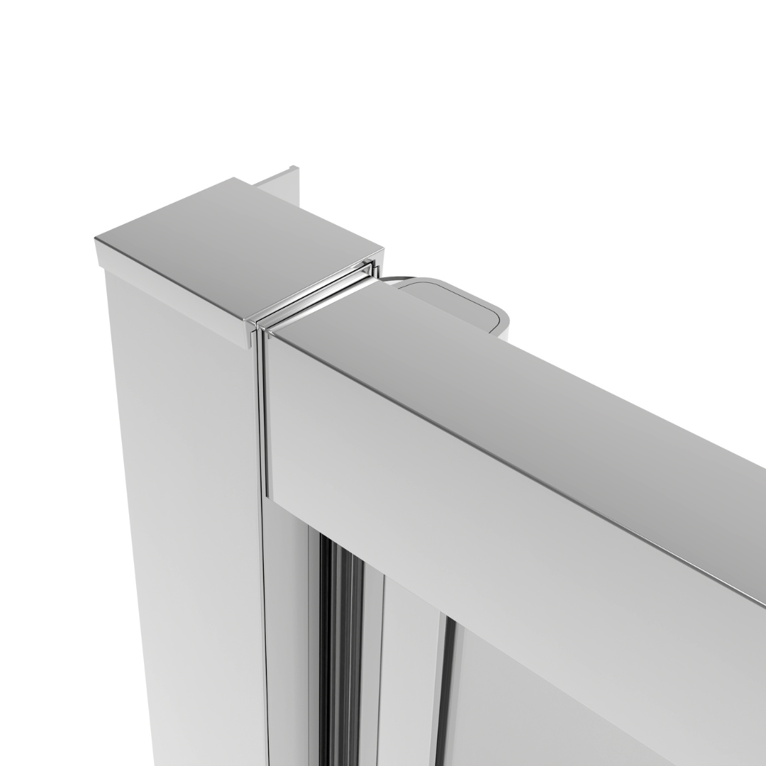 Salontür chrom 6mm ESG Easy-Clean | 3 verschiedene Größen