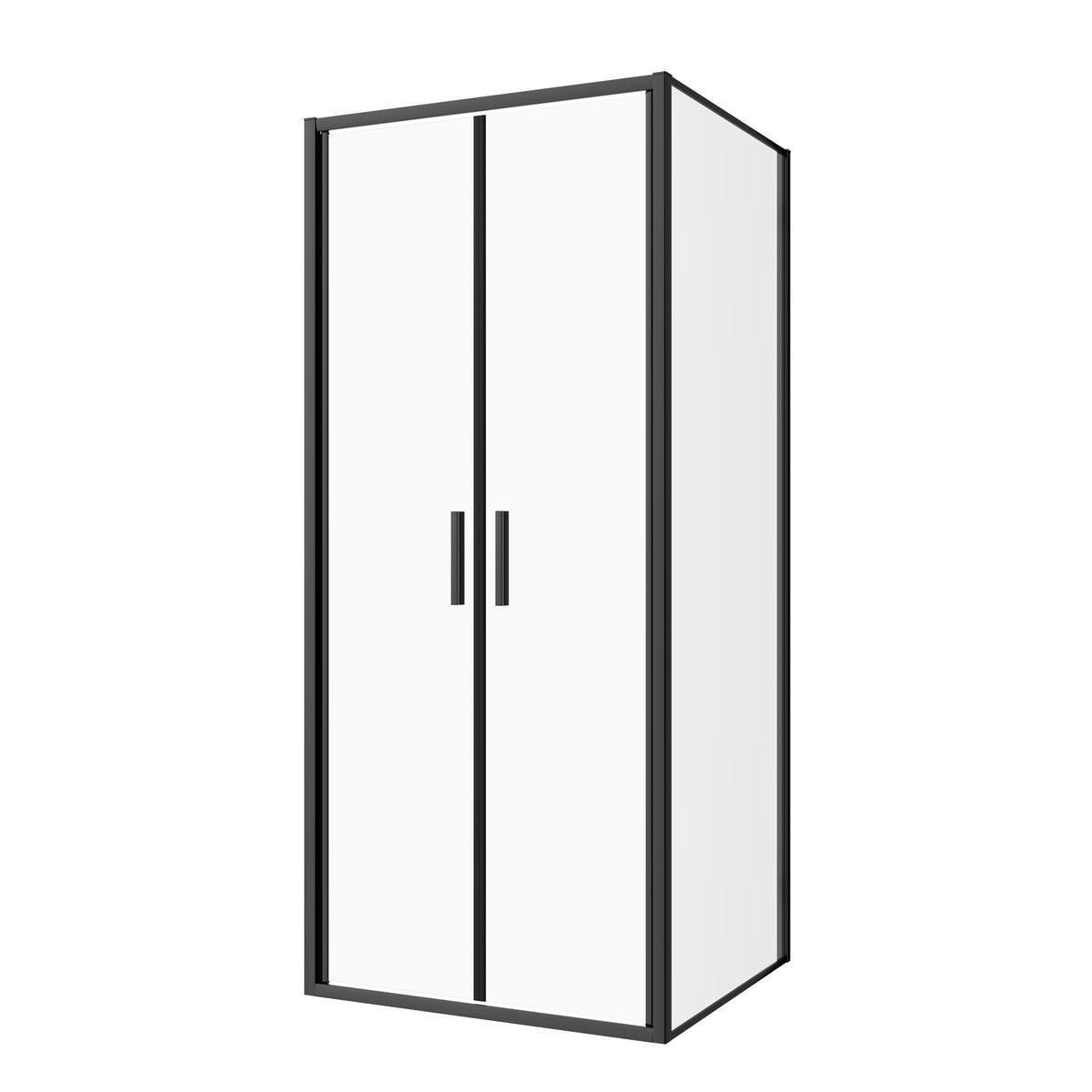 Salontür schwarz 6mm ESG Easy-Clean | 3 verschiedene Größen