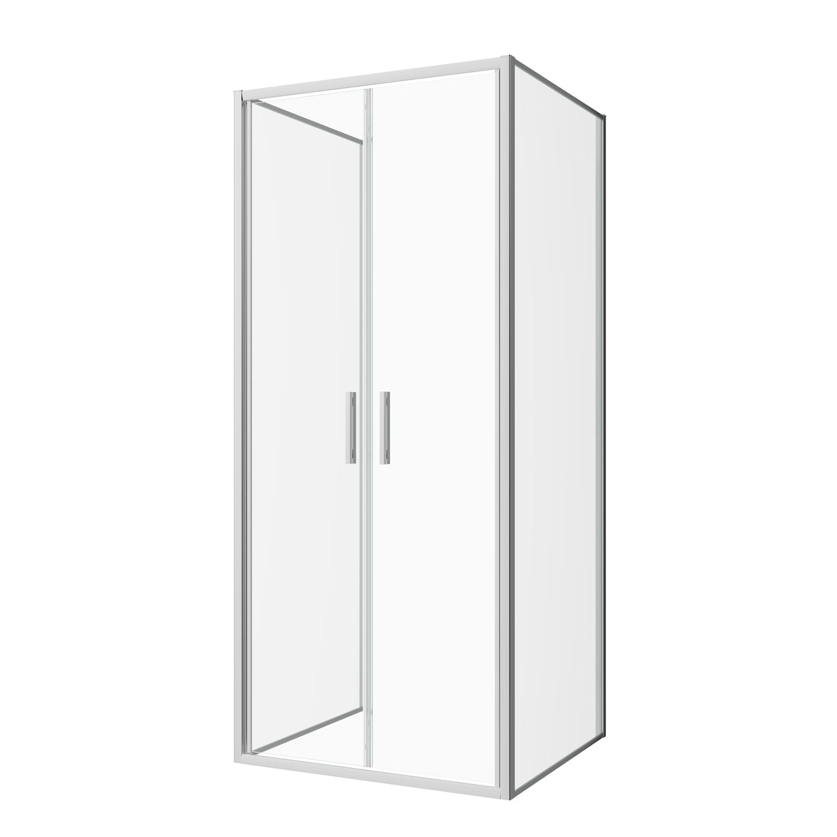 Salontür chrom 6mm ESG Easy-Clean | 3 verschiedene Größen