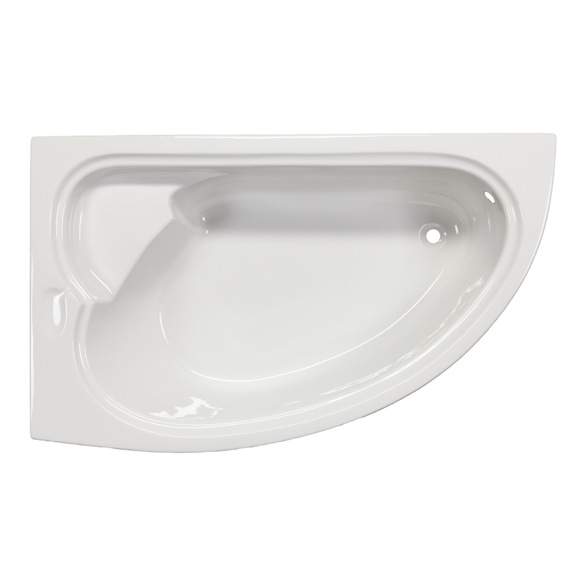 Eckbadewanne LONDON 165x95x45,5 cm