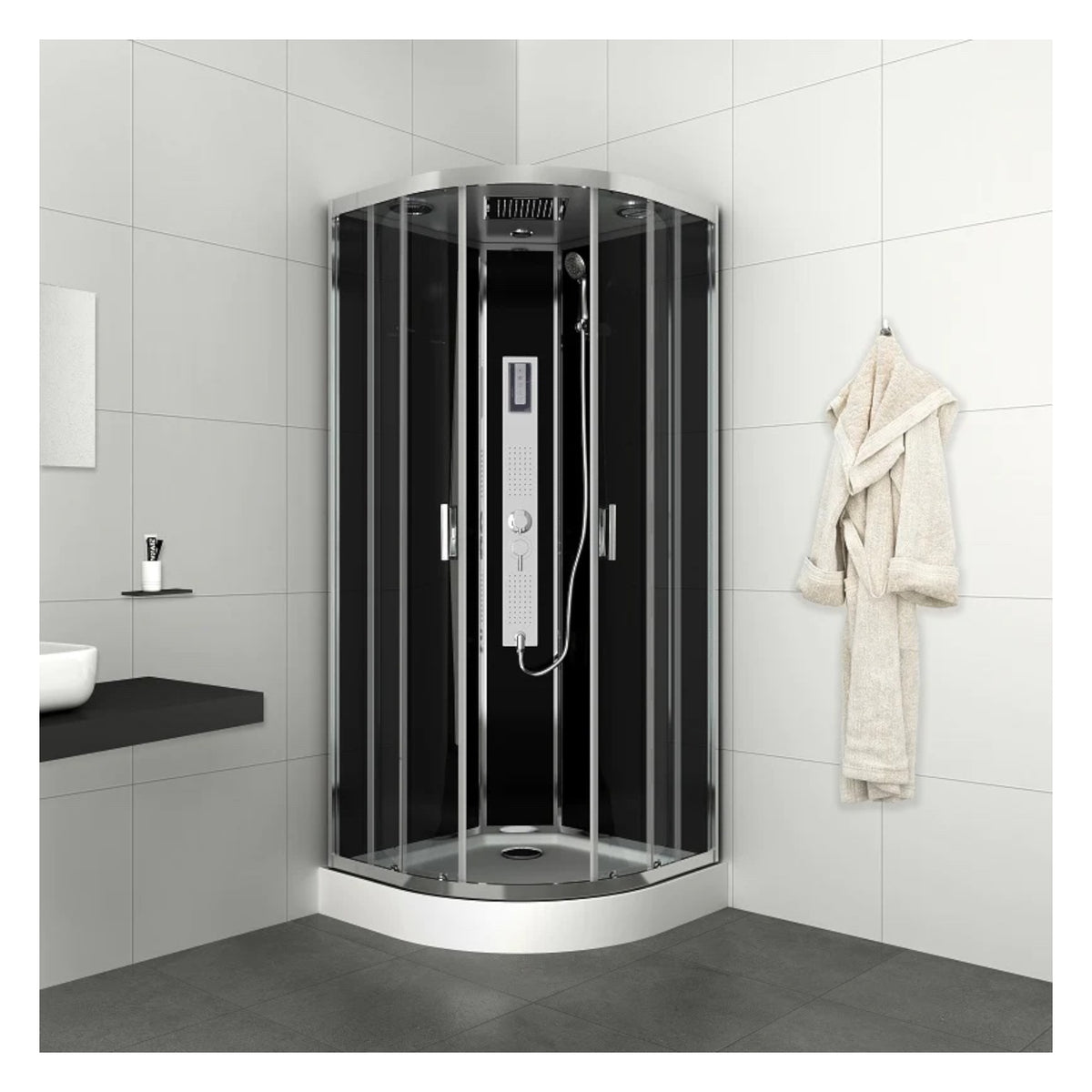Komplettdusche TREND 1 mit Schnellmontage 90x90x215 cm
