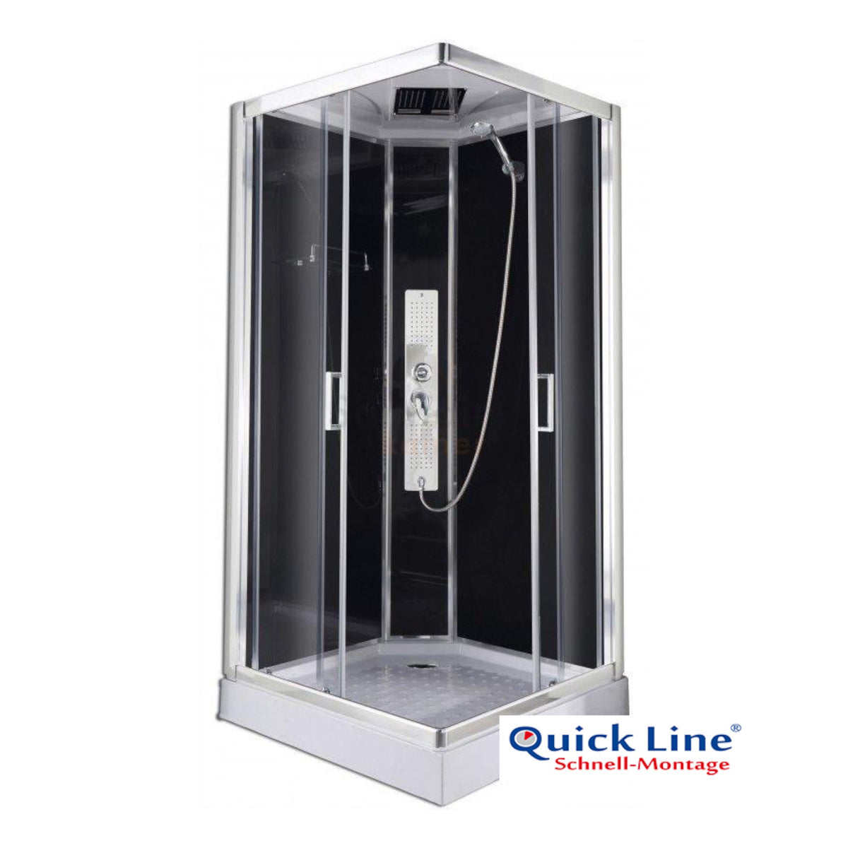 Komplettdusche TREND 2 mit Schnellmontage 90x90x215 cm
