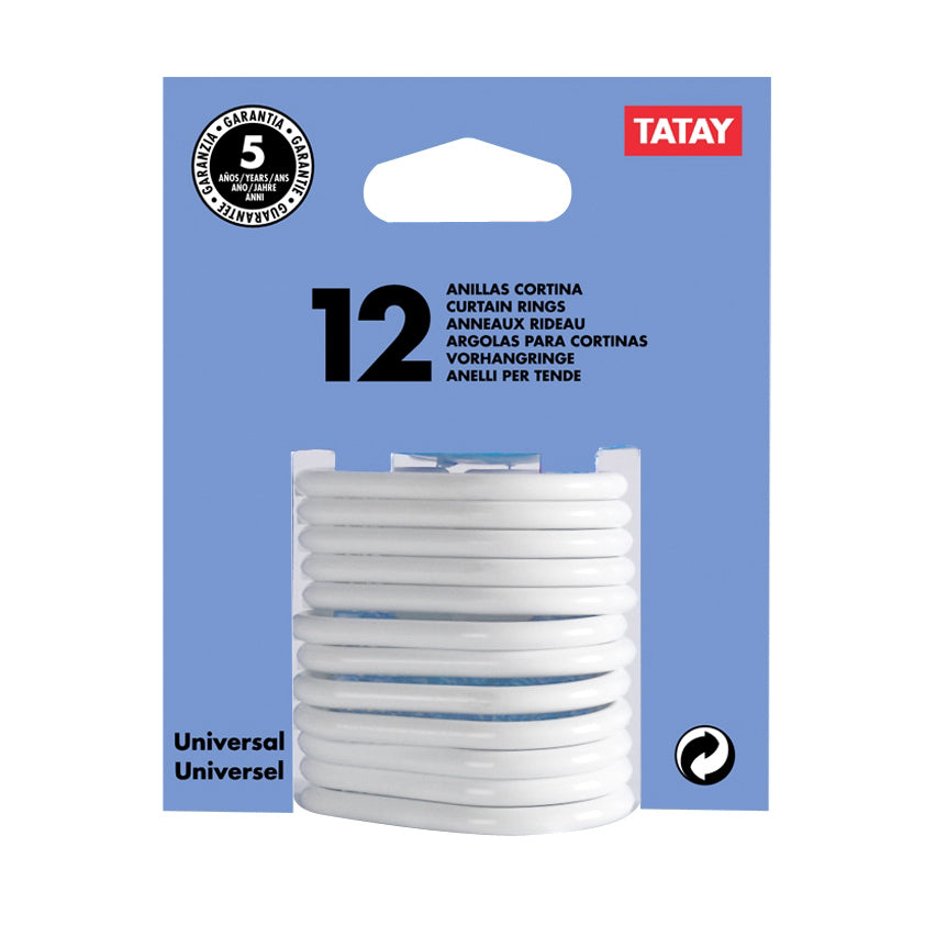 Curtain Rings White