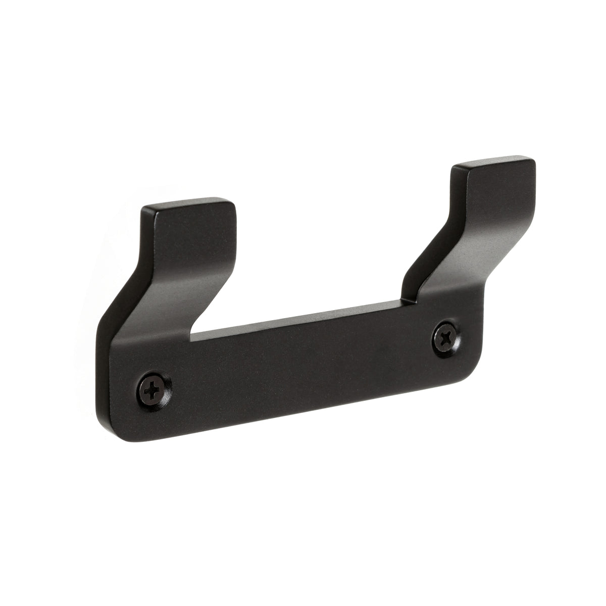 Doppelter Haken ONYX schwarz matt