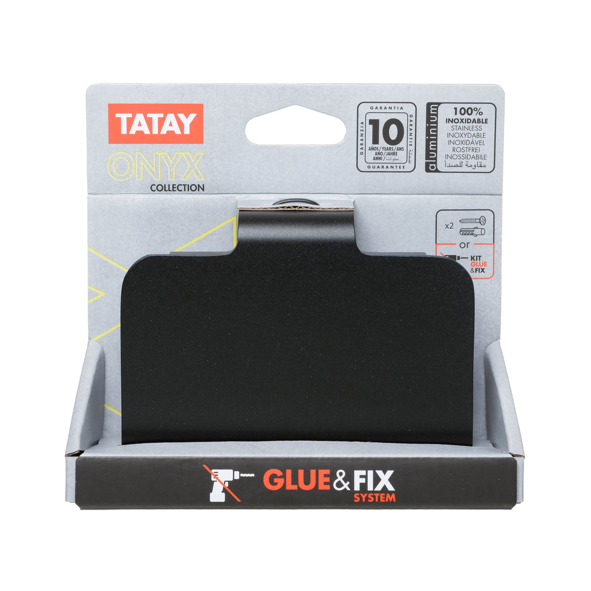 Toilet paper holder ONYX matt black
