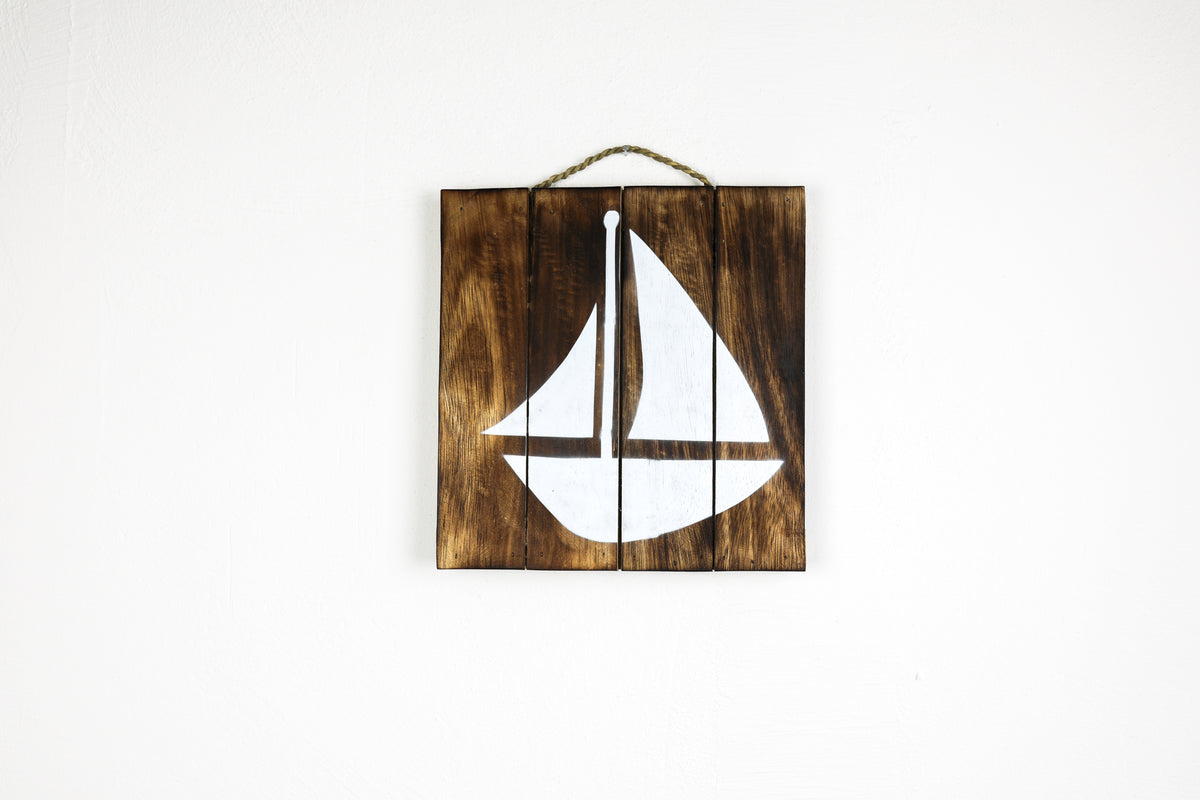 Wall decoration Sailor Signs set of 4