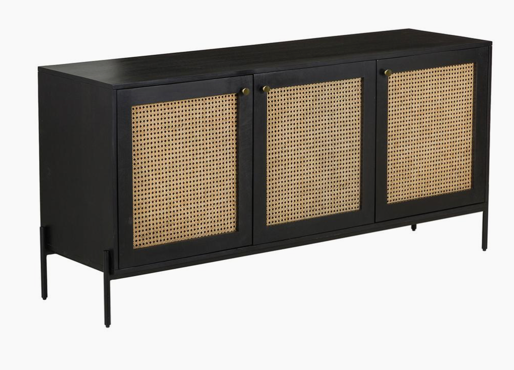 Sideboard Schrank Marianne mit Wiener Geflecht