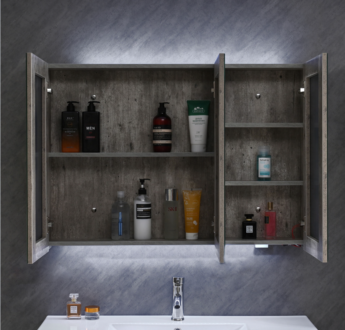 Bathroom furniture set BELLUNO grey