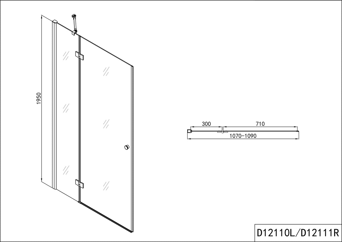 SMARTFLEX swing door in 9 different sizes