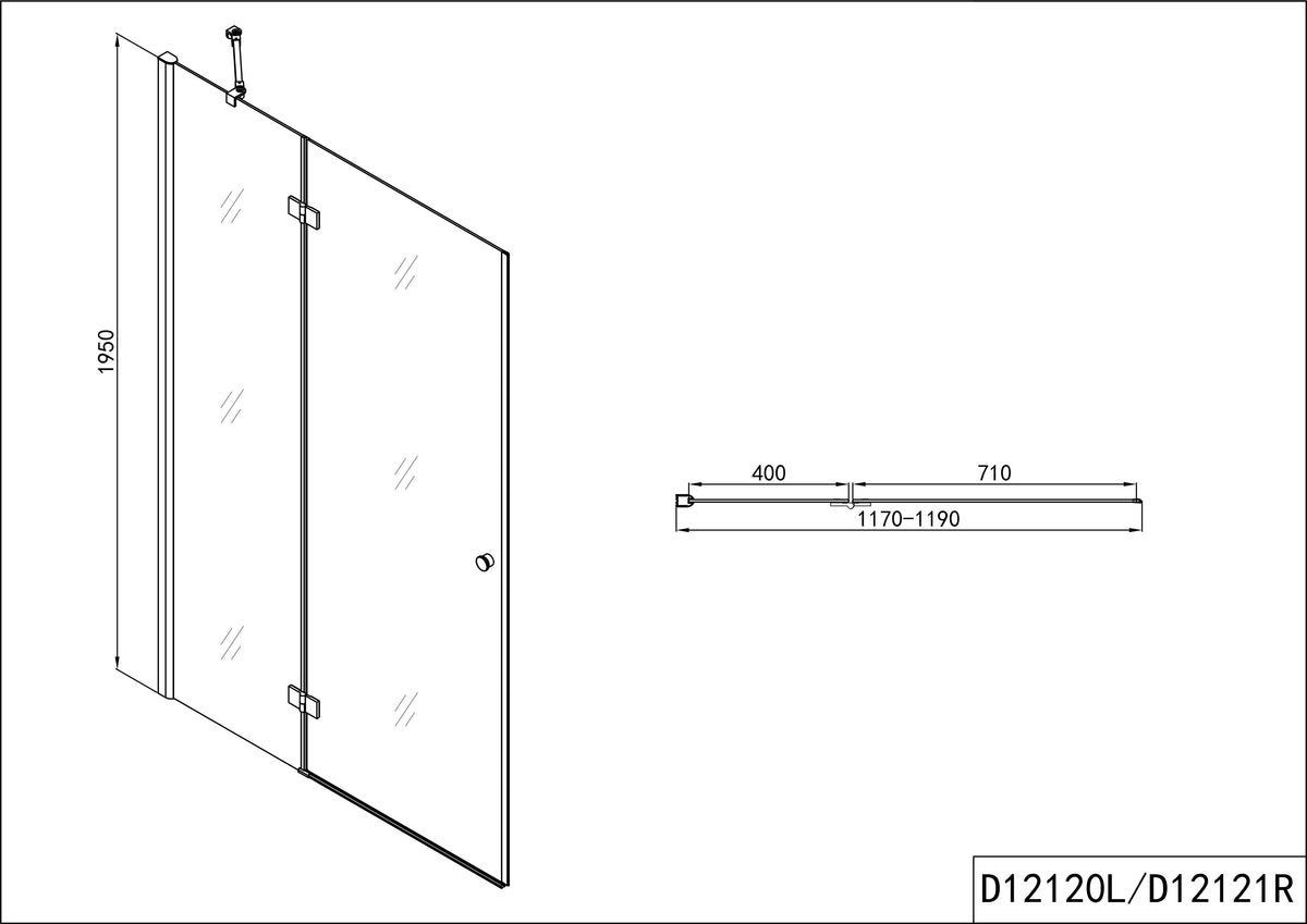 SMARTFLEX swing door in 9 different sizes