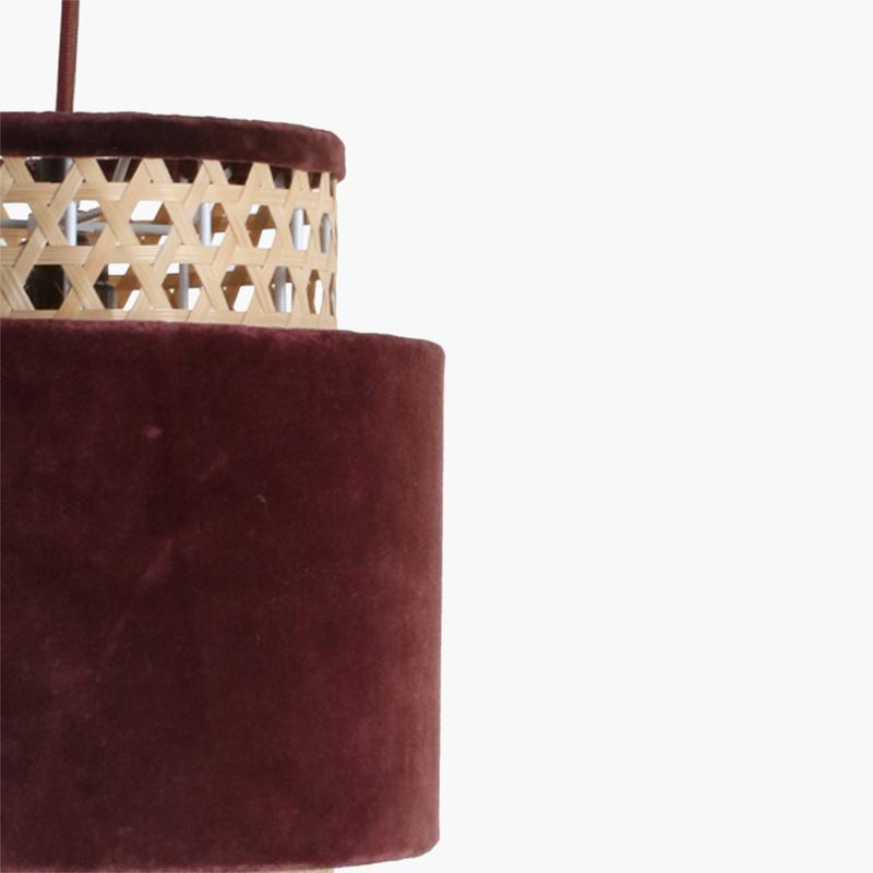 Hanging lamp velvet Max
