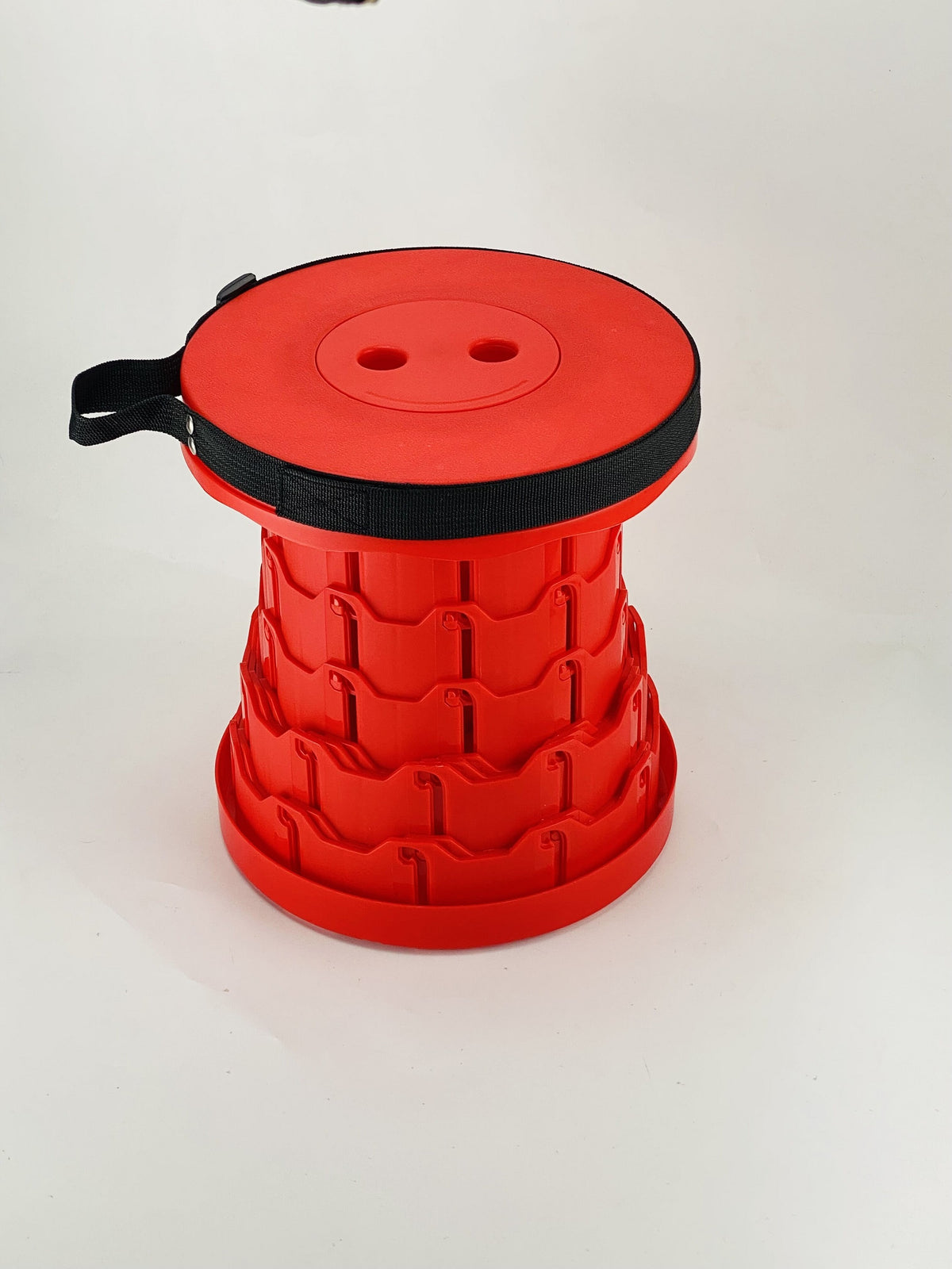 Portable telescopic stool with shoulder strap in 3 different colors