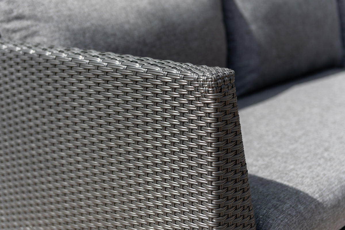 Infinity Sofa-Set inkl. Sitz- und Rückenkissen, schwarz
